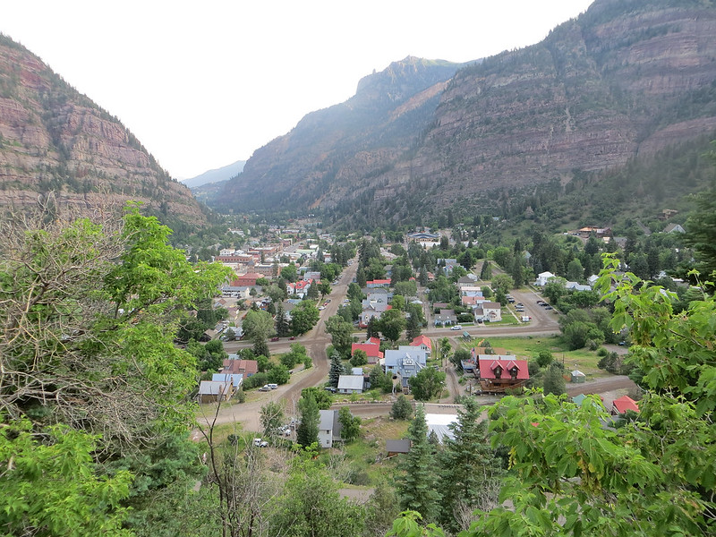 Ouray from above