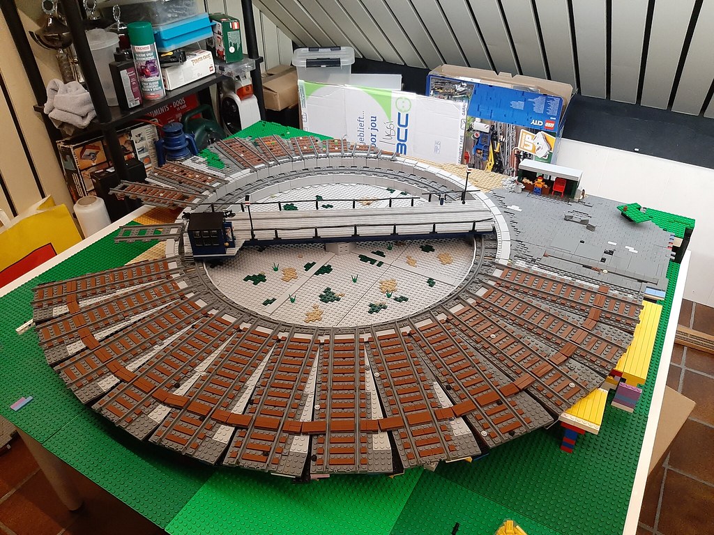 Did some building this weekend.  Currently really close on finishing the turntable.  Just some small