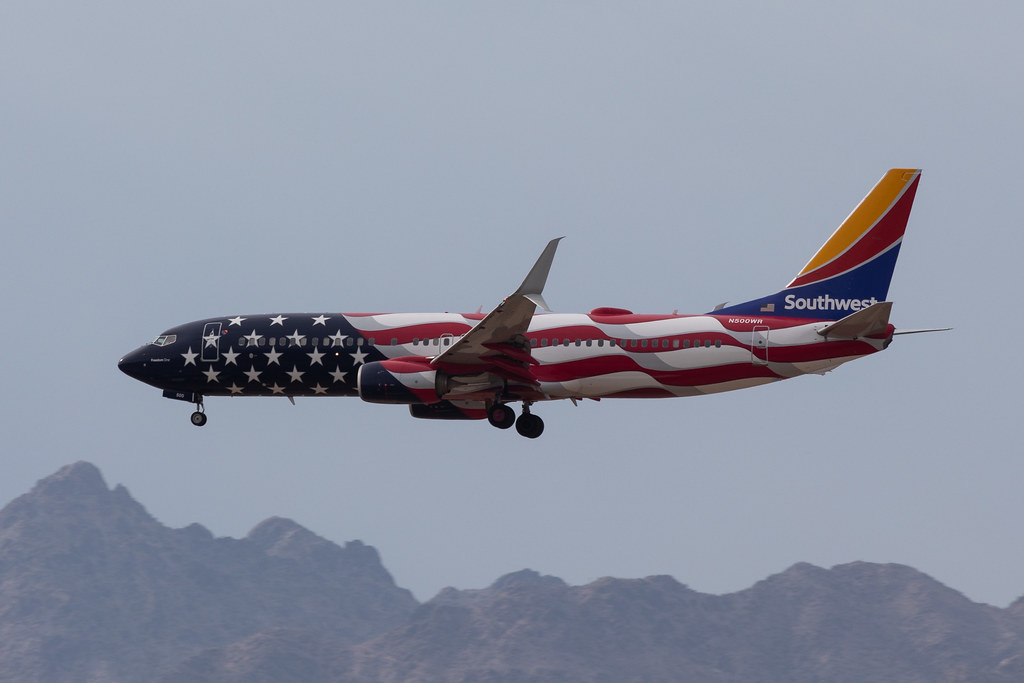 Southwest Airlines Boeing 737 N500WR -Freedom One--2951
