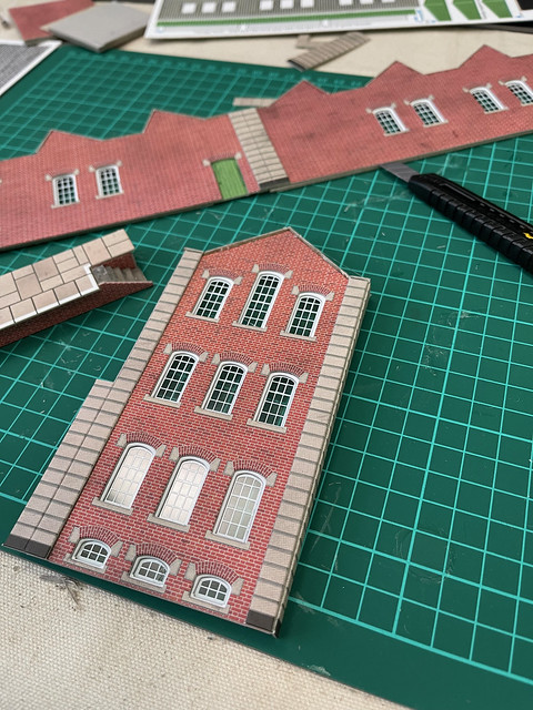 Building a low relief factory kit