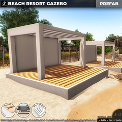 [satus Inc] Beach Resort Gazebo