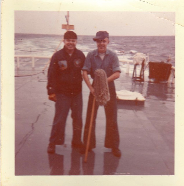 Two Coast Guardmen on USCGC 
