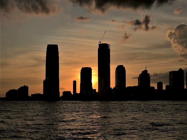 sunset from Battery Park