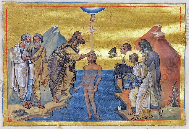 Baptism of Christ in the Jordan by John