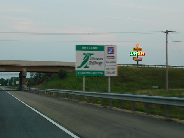 Welcome to the Illinois Tollway Sign
