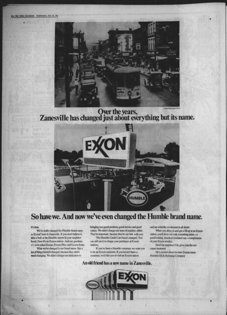 Exxon comes to Zanesville, OH - 10-27-71
