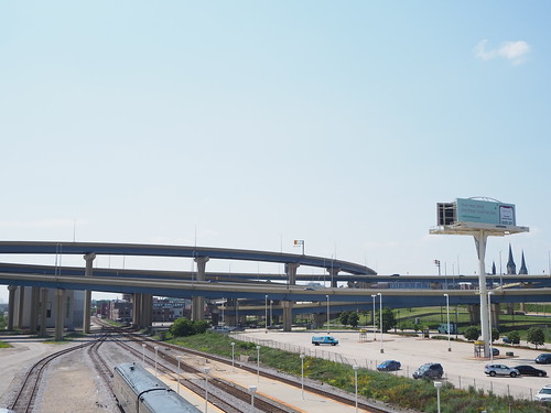 Marquette Interchange from the southeast
