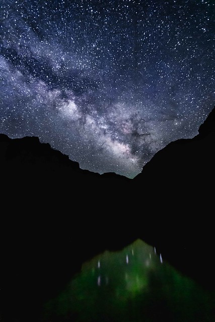 Milky Way over the Colorado River