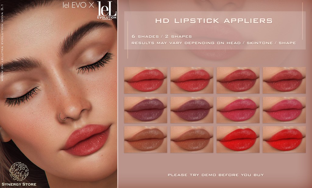 Synergy – Lelutka HD Lipstick Applier for EVO / EVO X heads – Patras♥