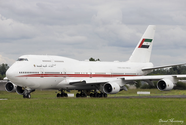 Dubai Air Wing 747-400 A6-HRM