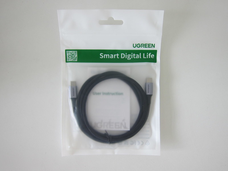 Ugreen Braided USB-C to USB-C Cable (100W) - Packaging