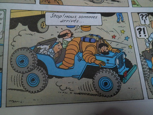 Pas-à-pas : Vignette inspirée de l'album de  Tintin "Objectif Lune" 51304810079_8416818048