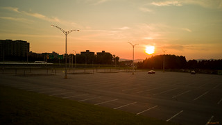 Coucher de soleil, sunset, Québec, Canada - 201202