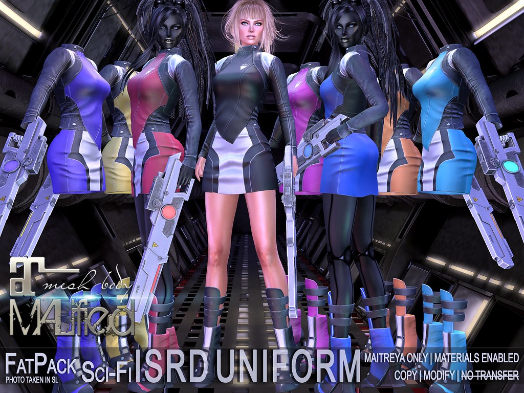 MALified - Sci-Fi ISRD (Intergalactic Space Research Division) Uniforms - FatPack