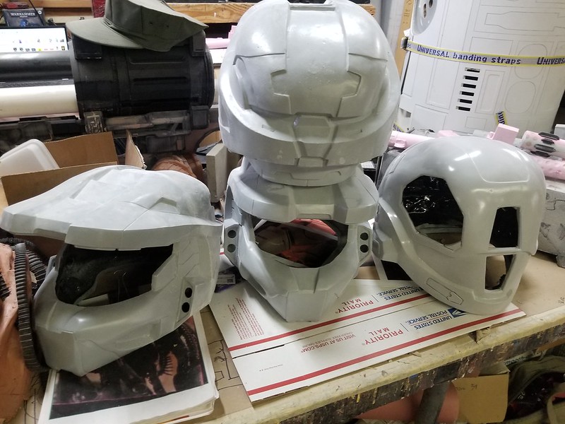 Rough Trimmed MkVI Helmets