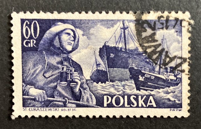 1956 Poland Fisherman SS Chopin Scott 723