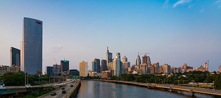 Philadelphia Skyline from South St Bridge