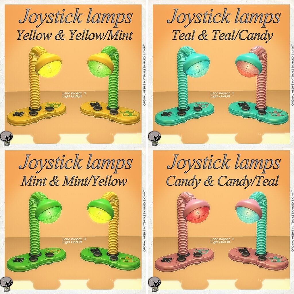 Joystick Lamps @ Nerdcon Event