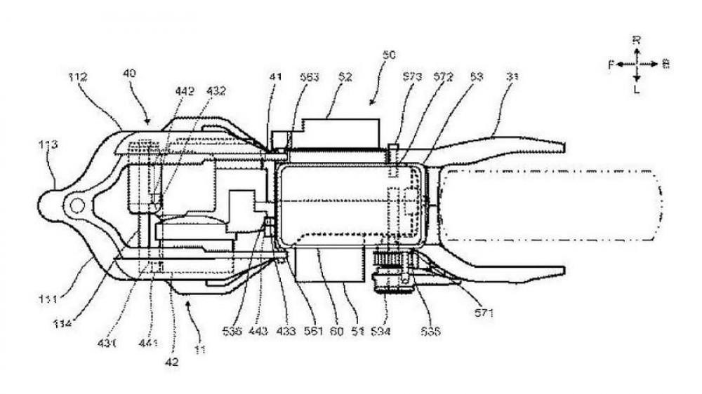 Yamaha TMax Hybrid Engine Patent
