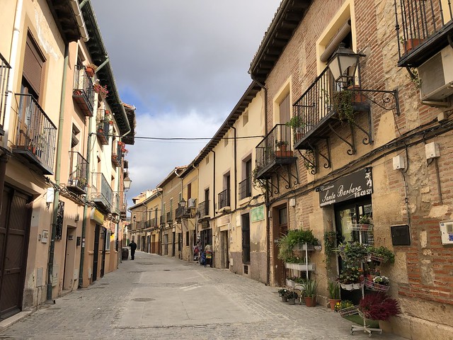 Calle del Cardenal Cisneros en Torrelaguna (Sierra Norte de Madrid)