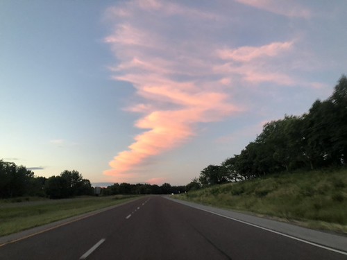 Highland, IL Sunset by austindodgephotography, il illinois america us usa sunset clouds trees highway freeway interstate i70