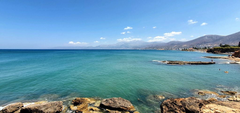 Sky, sea and rocks