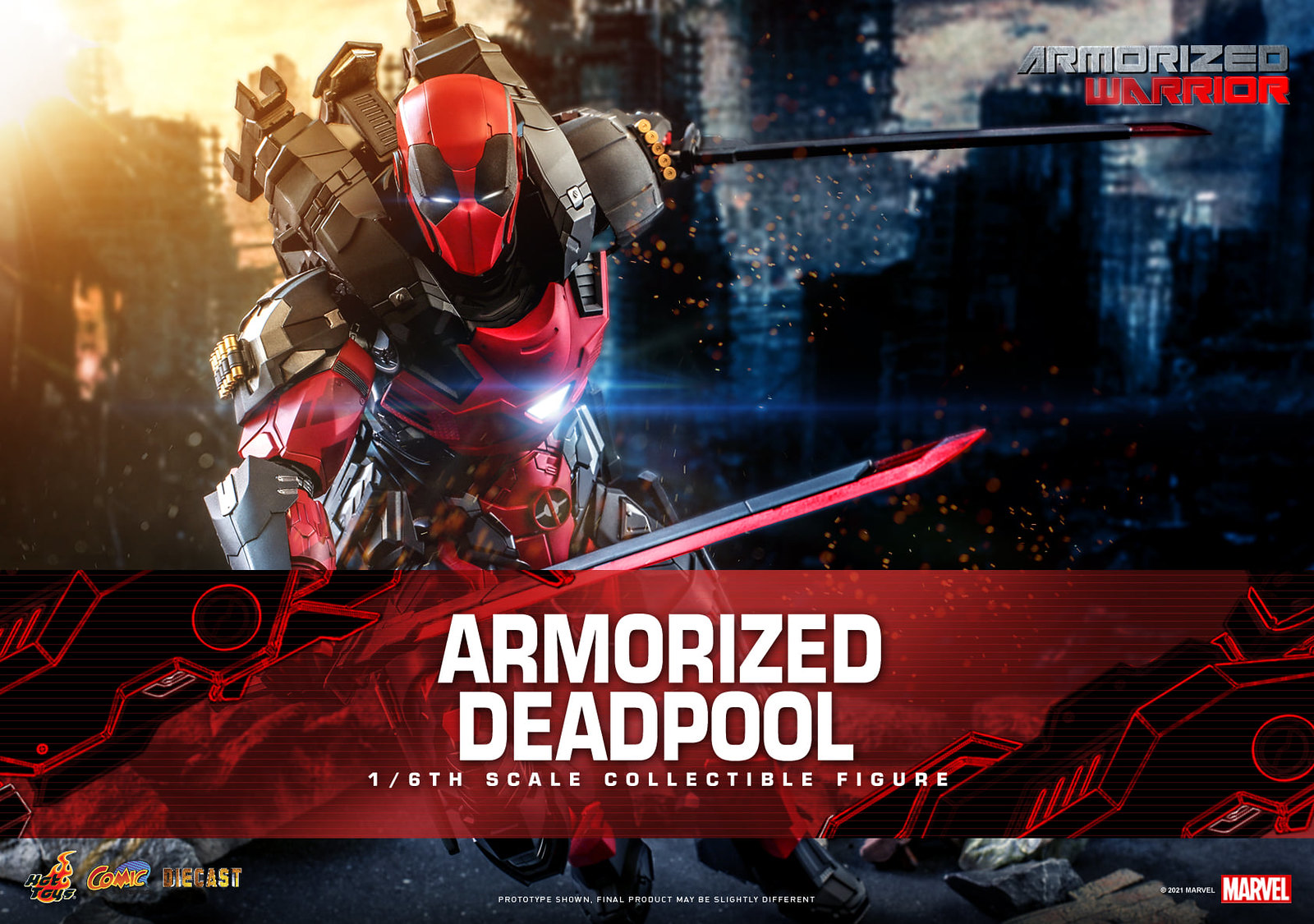 NEW PRODUCT: Hot Toys Armorized Warrior - 1/6th scale Armorized Deadpool Collectible Figure [Armorized Warrior Collection] 51310495952_023d0f87cc_h
