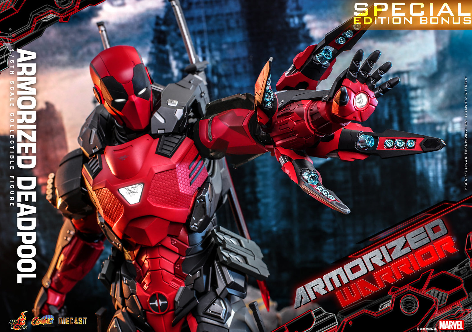 NEW PRODUCT: Hot Toys Armorized Warrior - 1/6th scale Armorized Deadpool Collectible Figure [Armorized Warrior Collection] 51310496087_5b5ef1dd7a_h