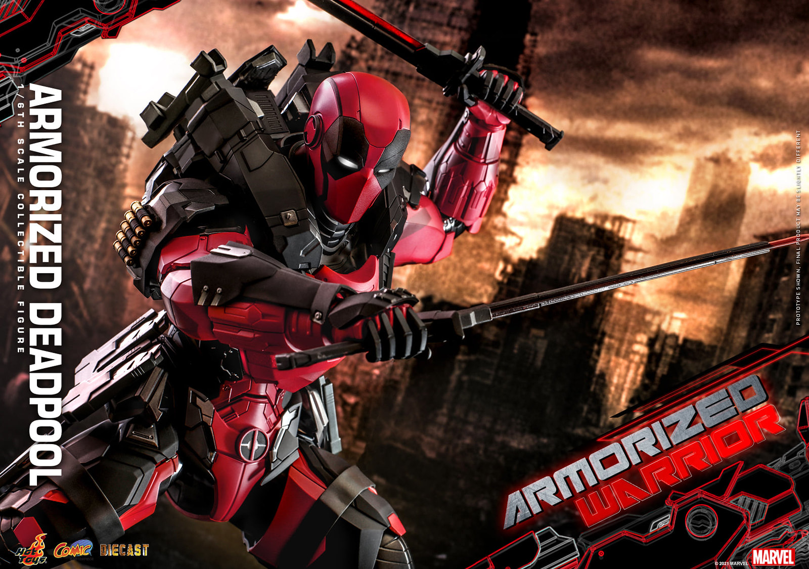 NEW PRODUCT: Hot Toys Armorized Warrior - 1/6th scale Armorized Deadpool Collectible Figure [Armorized Warrior Collection] 51310496127_bb66901859_h
