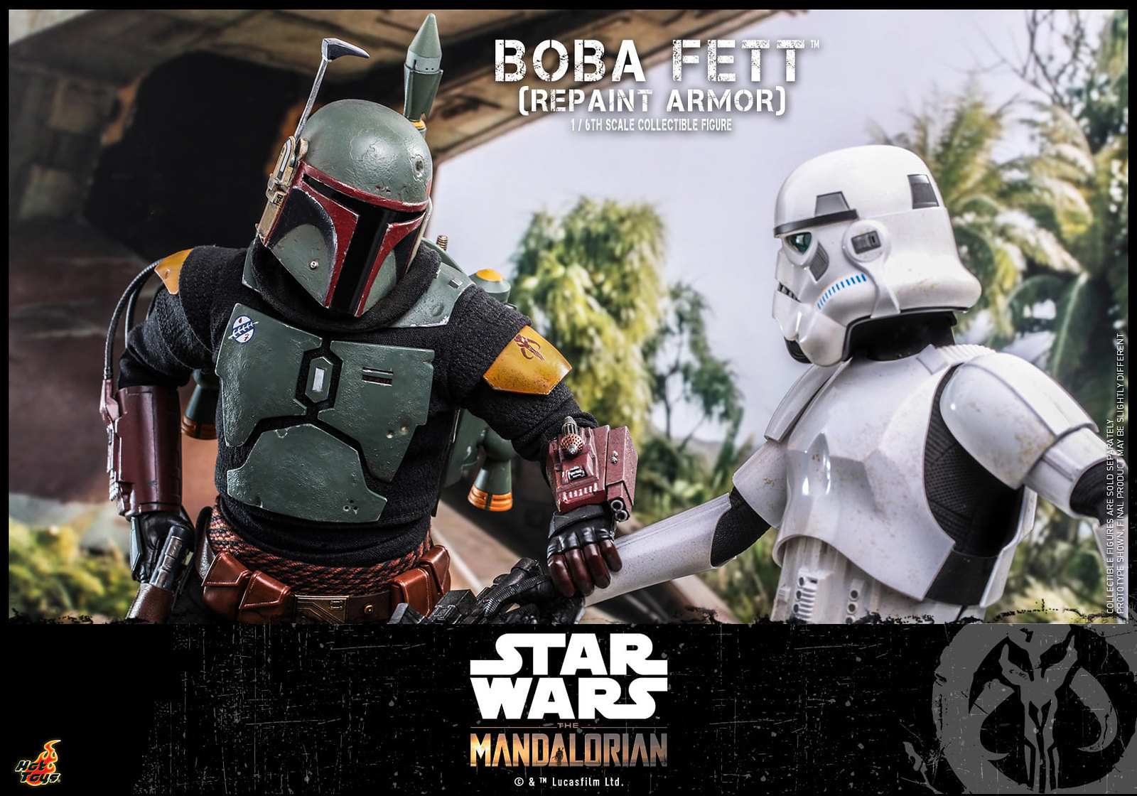 Star Wars: The Mandalorian™ - 1/6th scale Boba Fett™ (Repaint Armor) Collectible figure/ figure and Throne Collectible Set 51310543097_5068808283_h