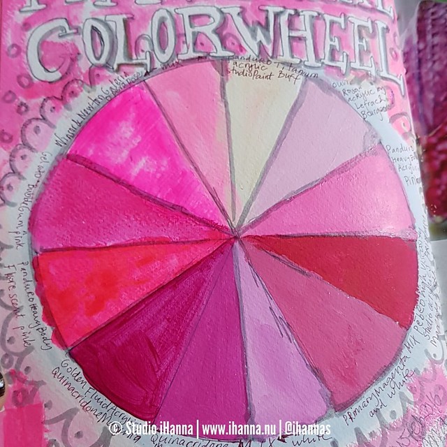 Pink Color wheel