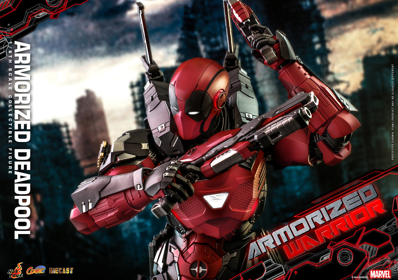 NEW PRODUCT: Hot Toys Armorized Warrior - 1/6th scale Armorized Deadpool Collectible Figure [Armorized Warrior Collection] 51311242866_09d55e6ce7_h