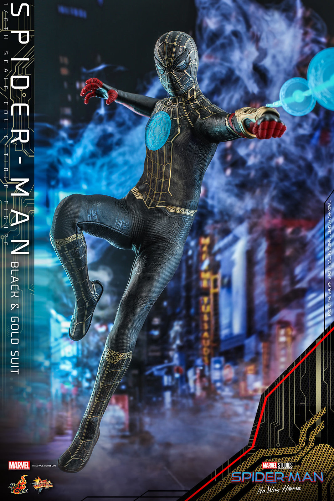 NEW PRODUCT: Hot Toys 【Spider-Man: No Way Home - 1/6th scale Spider-Man (Black & Gold Suit) Collectible Figure】 51311269536_683013a5f8_h