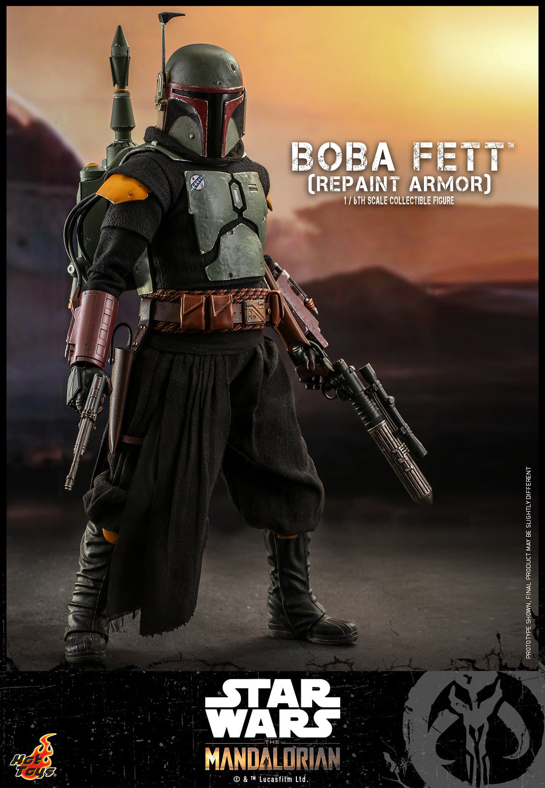 Star Wars: The Mandalorian™ - 1/6th scale Boba Fett™ (Repaint Armor) Collectible figure/ figure and Throne Collectible Set 51311290261_0603acec8f_h