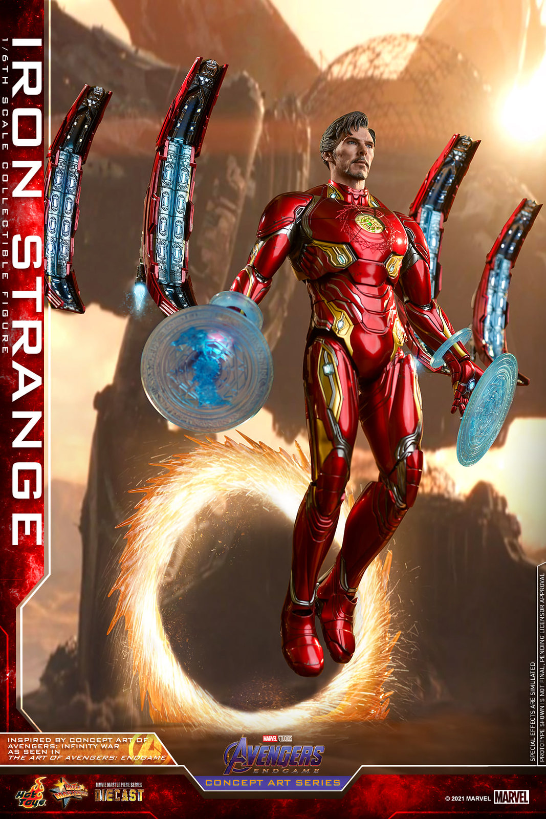 NEW PRODUCT: Hot Toys Avengers: Endgame (Concept Art Series) - 1/6th scale Iron Strange Collectible Figure 51311429783_aac1266602_h