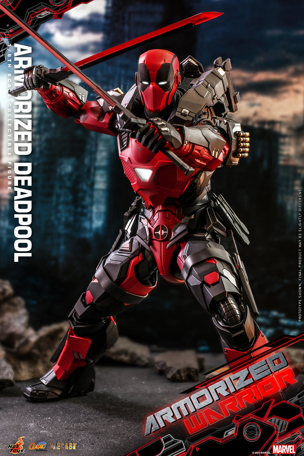 NEW PRODUCT: Hot Toys Armorized Warrior - 1/6th scale Armorized Deadpool Collectible Figure [Armorized Warrior Collection] 51311442503_12c304bc9d_h