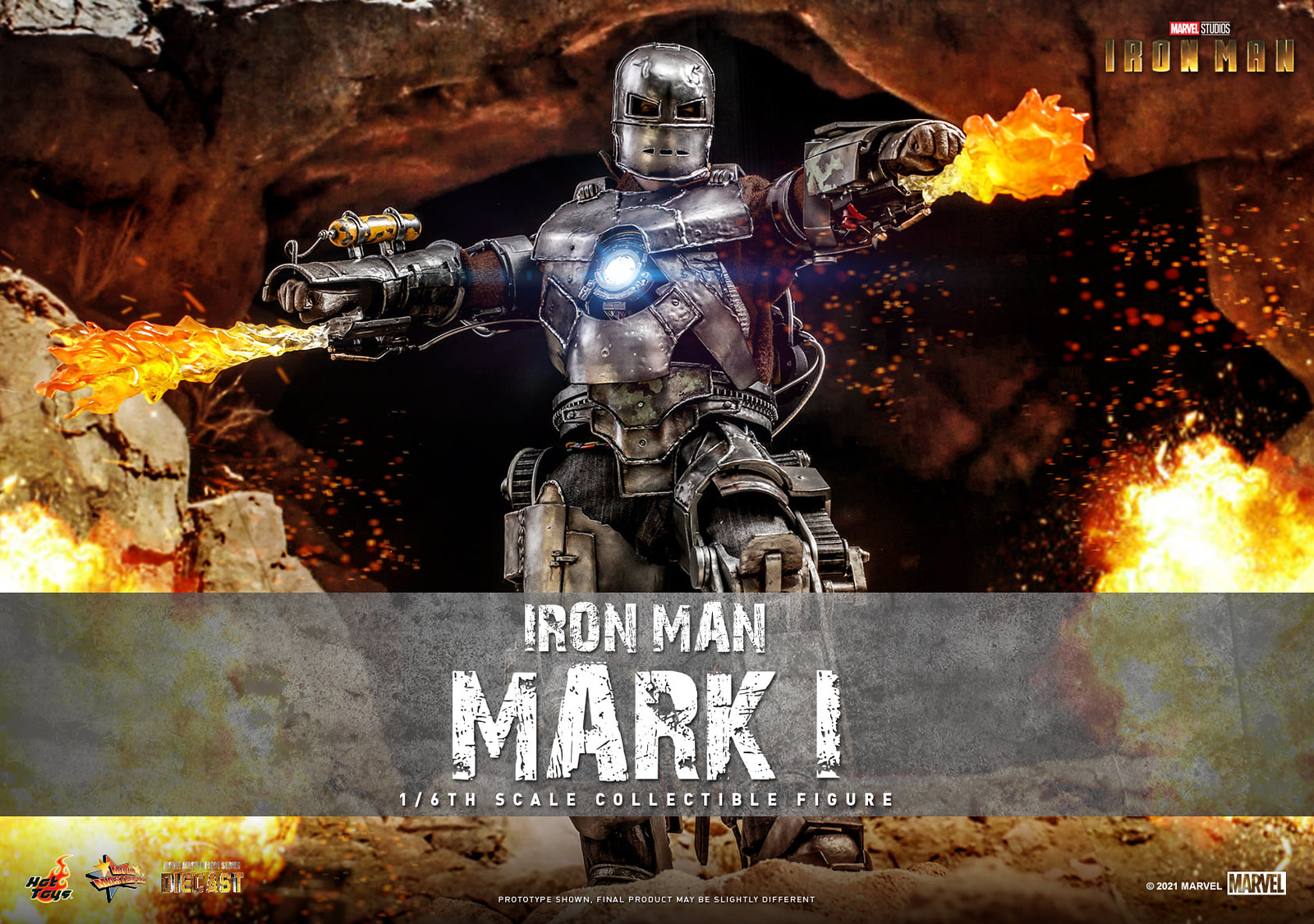 NEW PRODUCT: Hot Toys Iron Man - 1/6th scale Iron Man Mark I Collectible Figure 51311456768_b1aa4b5ba5_h