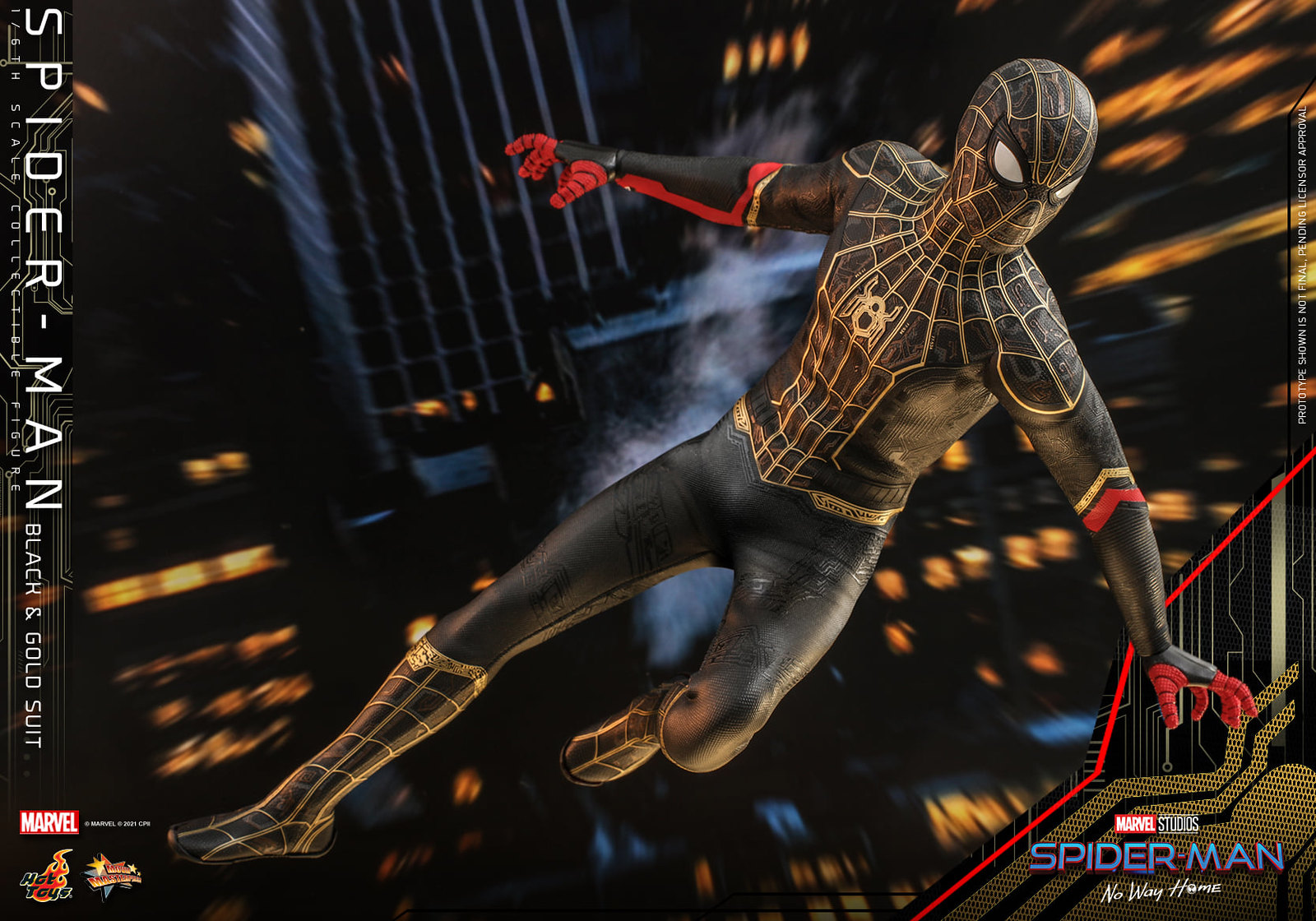 NEW PRODUCT: Hot Toys 【Spider-Man: No Way Home - 1/6th scale Spider-Man (Black & Gold Suit) Collectible Figure】 51311469398_811718643c_h