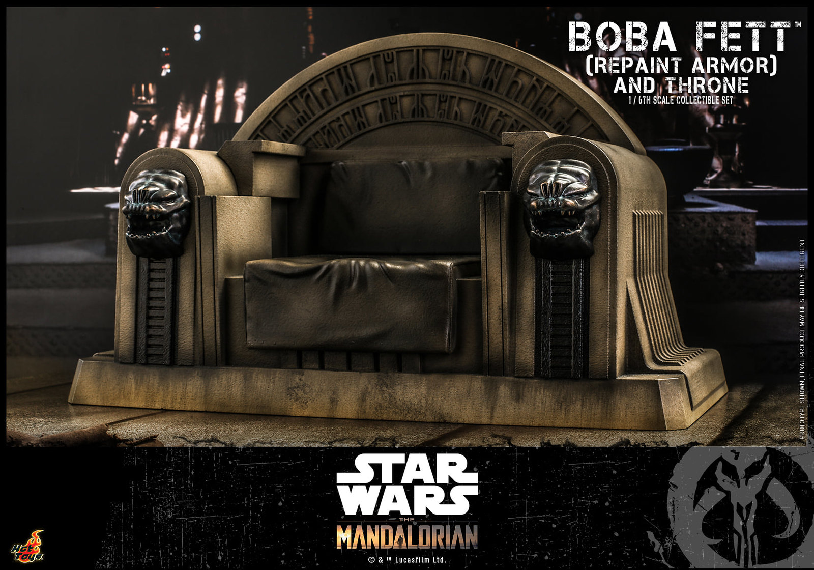 Star Wars: The Mandalorian™ - 1/6th scale Boba Fett™ (Repaint Armor) Collectible figure/ figure and Throne Collectible Set 51311496818_c47f9391ef_h