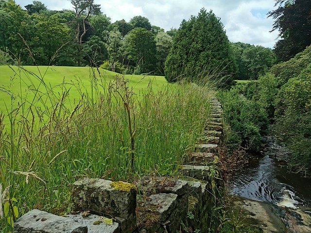 Ragill beck from the only road bridge on the drive