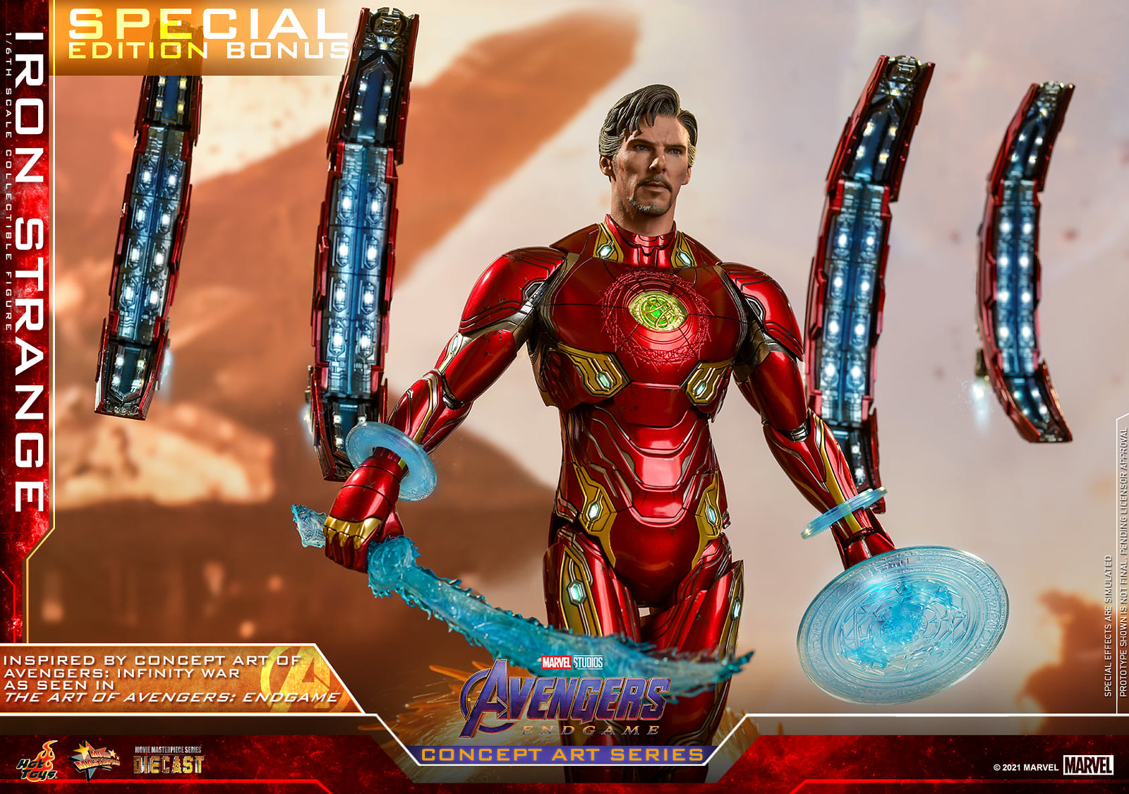 NEW PRODUCT: Hot Toys Avengers: Endgame (Concept Art Series) - 1/6th scale Iron Strange Collectible Figure 51311951954_f707d28285_h
