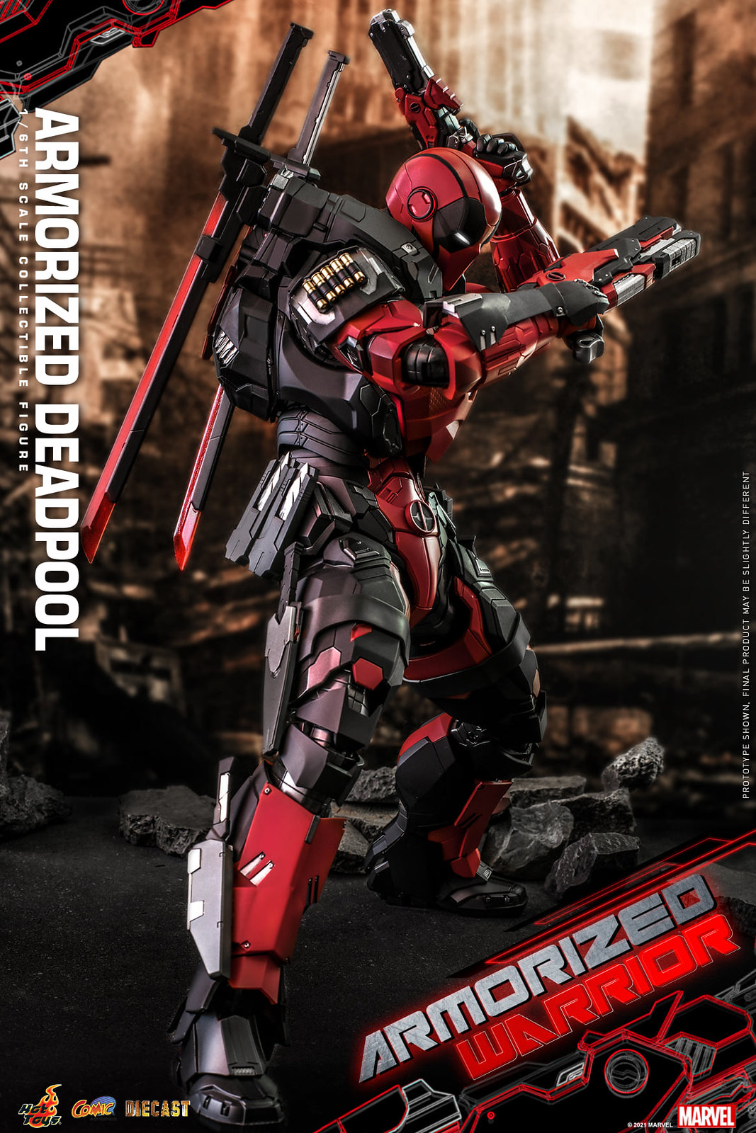 NEW PRODUCT: Hot Toys Armorized Warrior - 1/6th scale Armorized Deadpool Collectible Figure [Armorized Warrior Collection] 51311964764_1a763f6eff_h