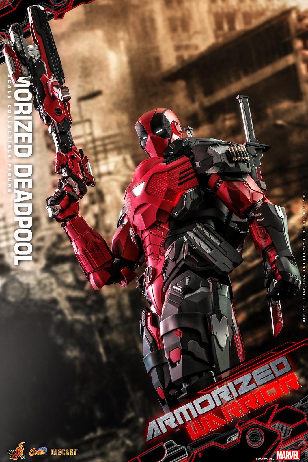 NEW PRODUCT: Hot Toys Armorized Warrior - 1/6th scale Armorized Deadpool Collectible Figure [Armorized Warrior Collection] 51311964784_f6550e0f30_h