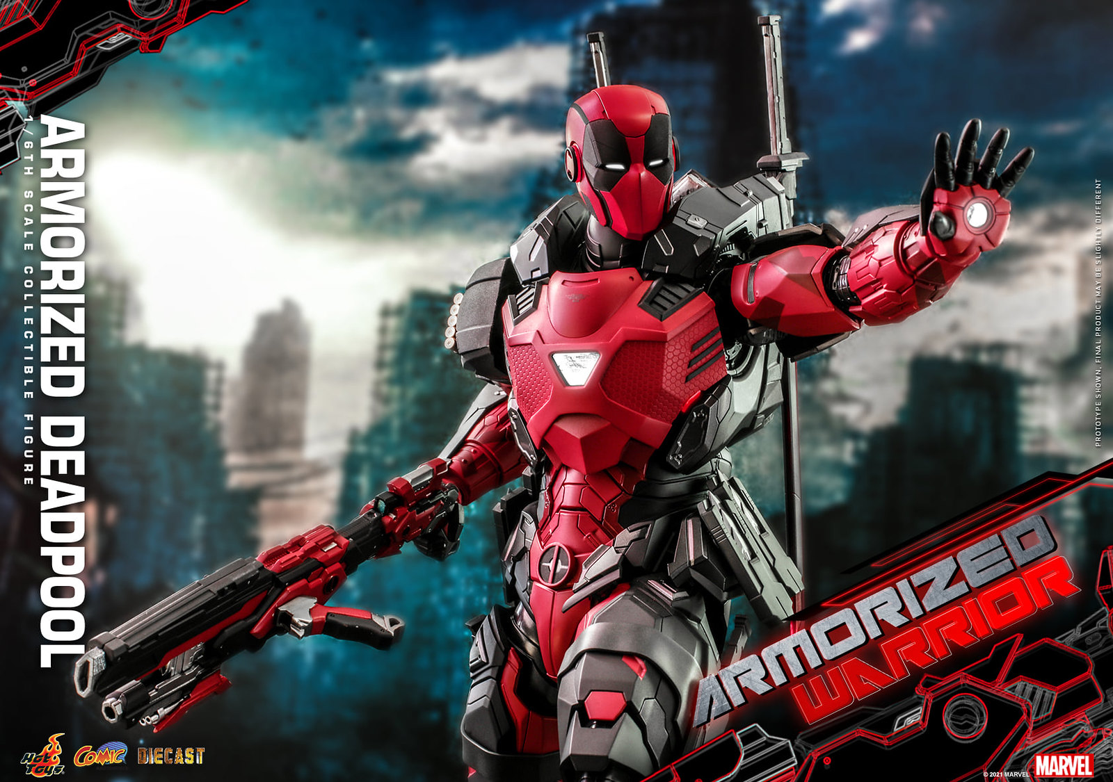 NEW PRODUCT: Hot Toys Armorized Warrior - 1/6th scale Armorized Deadpool Collectible Figure [Armorized Warrior Collection] 51311964814_a0c1e49642_h