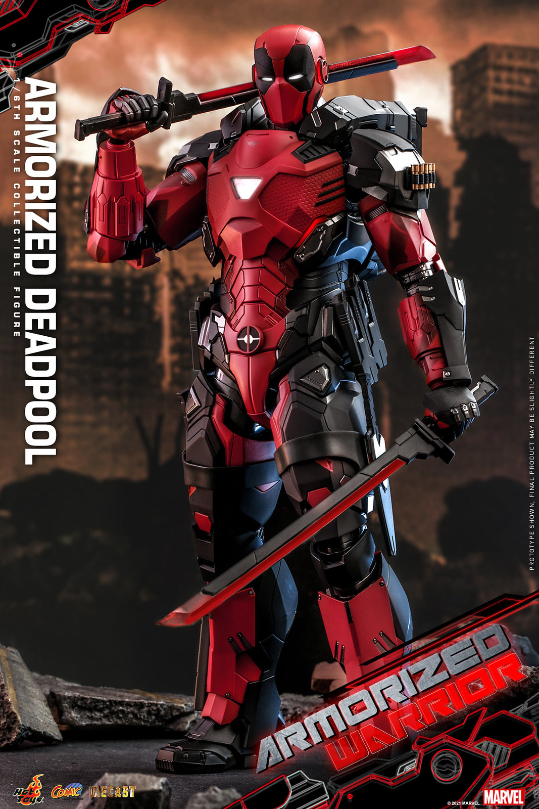 NEW PRODUCT: Hot Toys Armorized Warrior - 1/6th scale Armorized Deadpool Collectible Figure [Armorized Warrior Collection] 51311964894_bbf36e9ebb_h