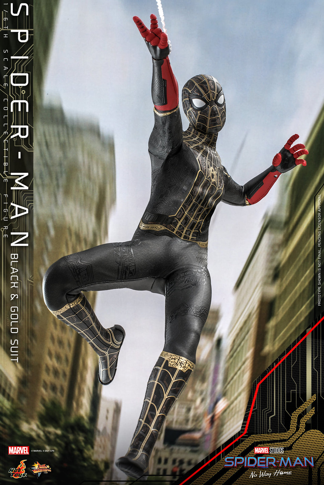 NEW PRODUCT: Hot Toys 【Spider-Man: No Way Home - 1/6th scale Spider-Man (Black & Gold Suit) Collectible Figure】 51311991514_a2511f7f97_h