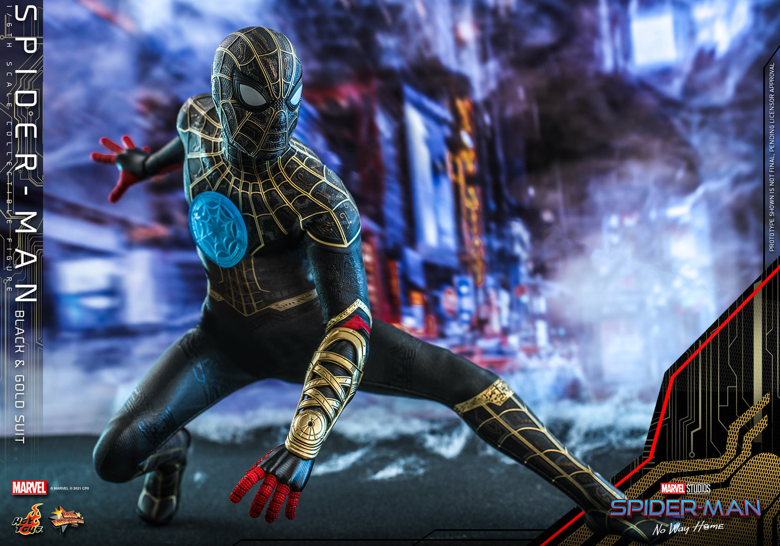 NEW PRODUCT: Hot Toys 【Spider-Man: No Way Home - 1/6th scale Spider-Man (Black & Gold Suit) Collectible Figure】 51311991564_04e022751f_h