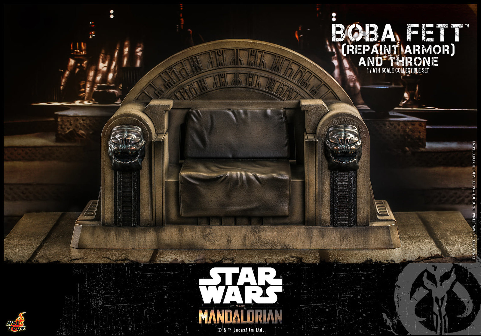 Star Wars: The Mandalorian™ - 1/6th scale Boba Fett™ (Repaint Armor) Collectible figure/ figure and Throne Collectible Set 51312018534_ef515e4fa3_h