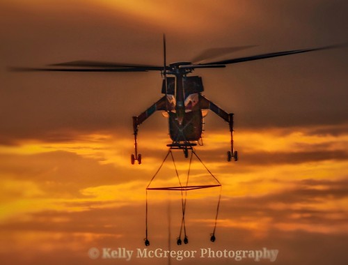 helicopter sunset flight