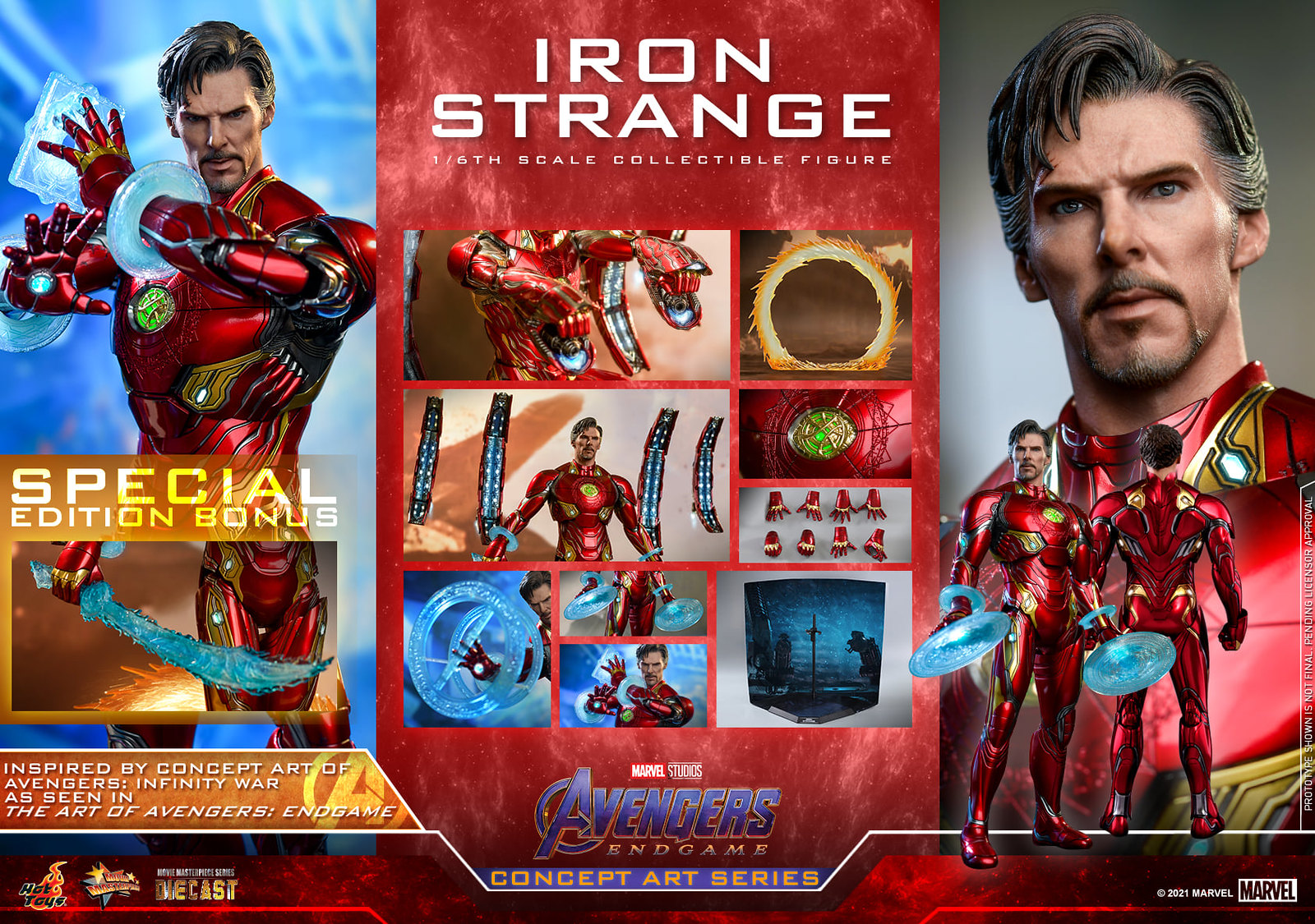 NEW PRODUCT: Hot Toys Avengers: Endgame (Concept Art Series) - 1/6th scale Iron Strange Collectible Figure 51312230305_60a7e2f7e3_h